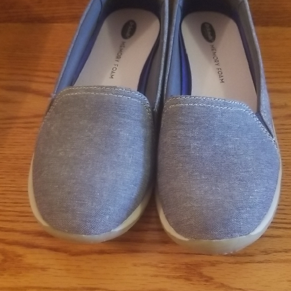 Dr. Scholl's Denim Blue Flats